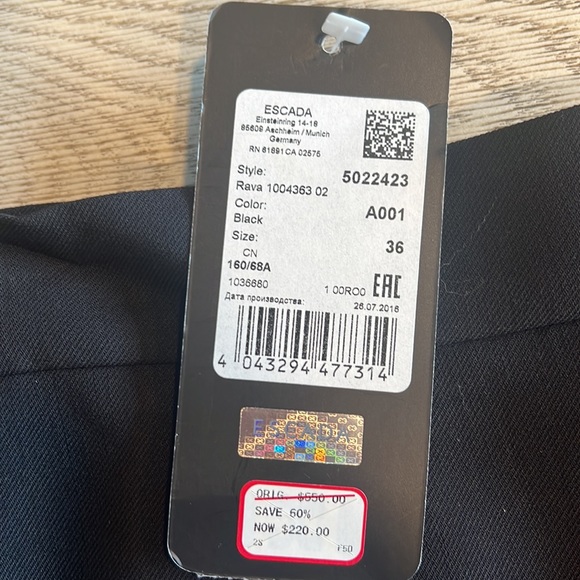 Escada wool skirt NWT - Picture 3 of 7